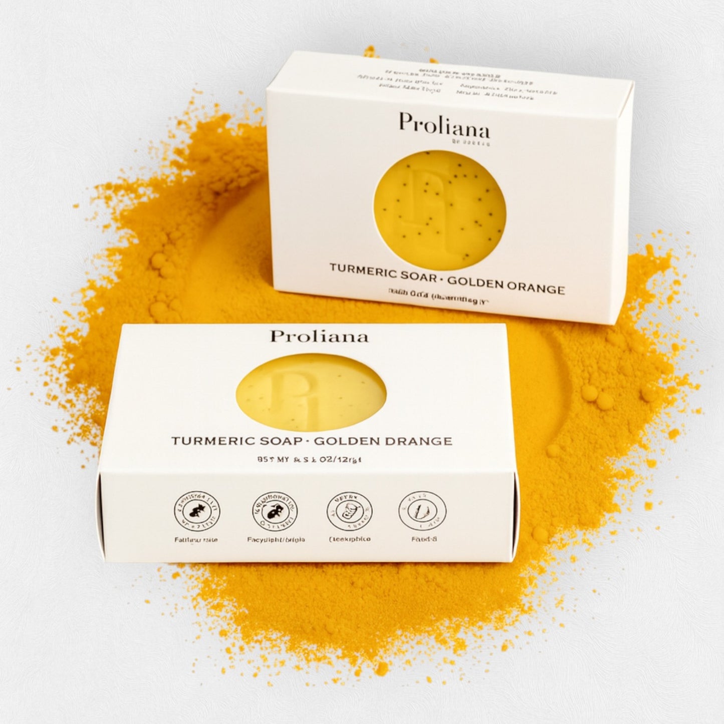 Golden Orange Bi Face - Turmeric soap 150gr